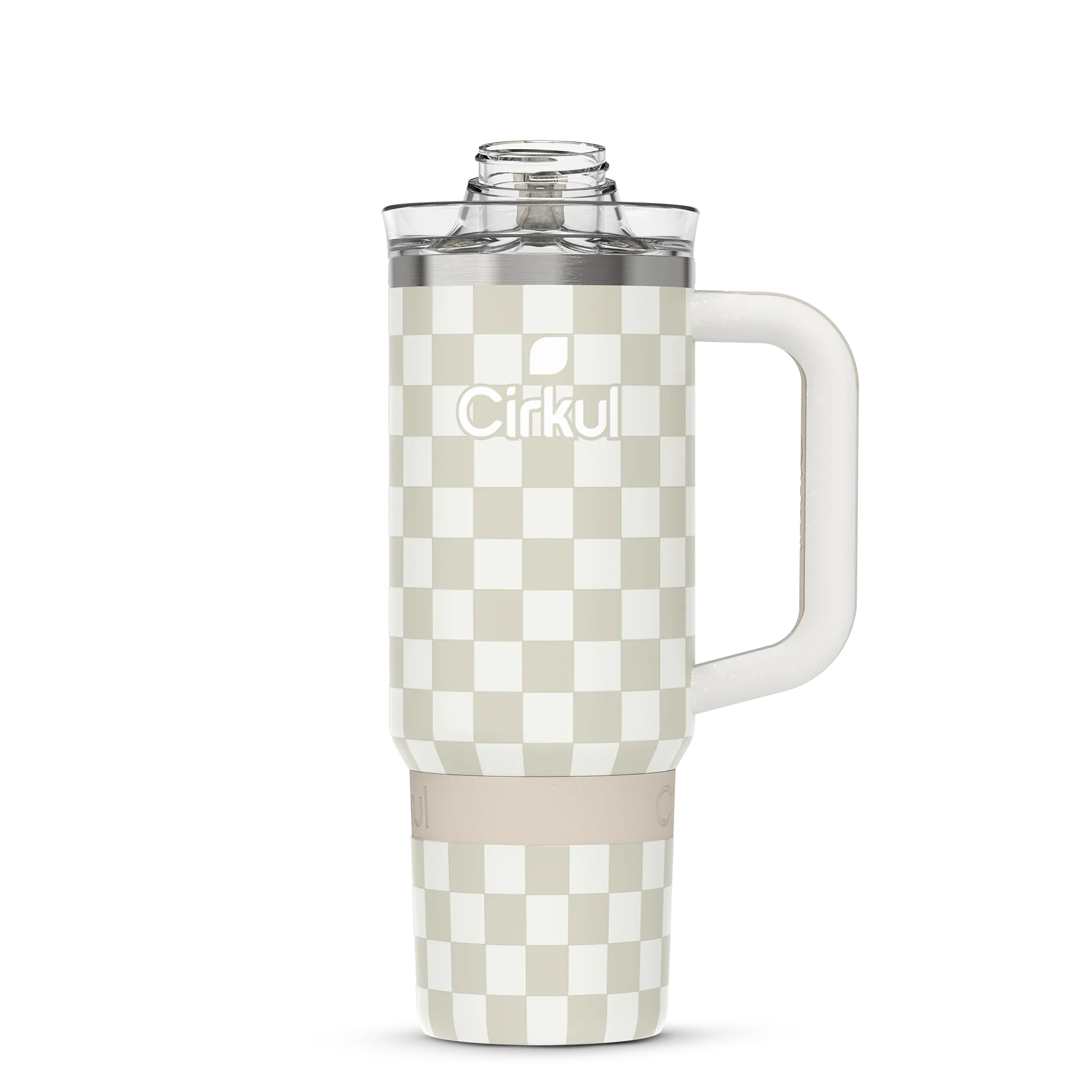 CX: Limited Edition: 30oz. Taupe Tartan Travel StrawSip™ Tumbler