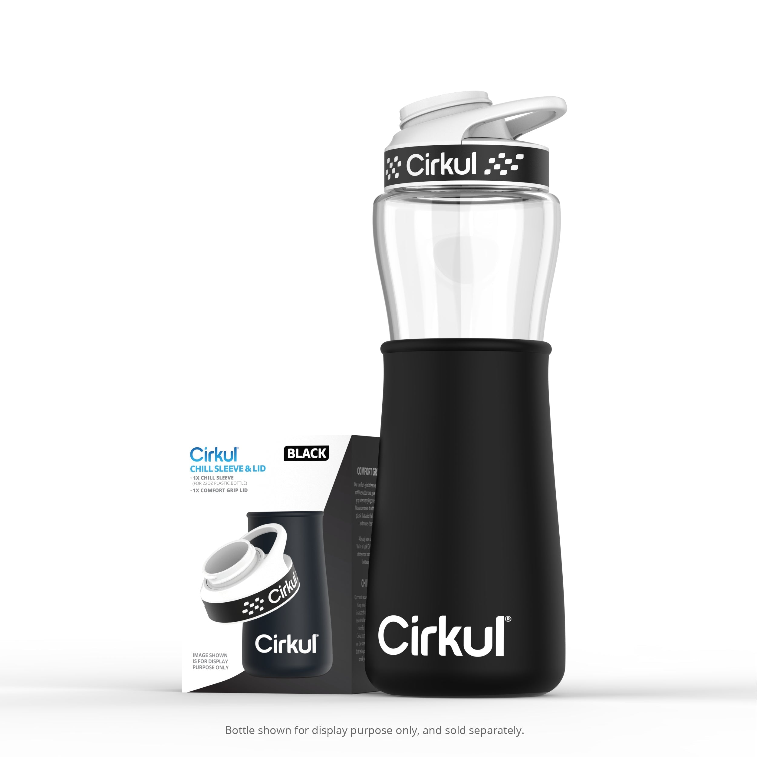 Black 22oz. Chill Sleeve & Lid