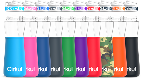 Add-on: 22oz. Plastic Bottle & Comfort Grip Lid + 22oz. Chill Sleeve