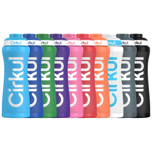 22oz. Grip Stainless Steel Bottle & Sport Lid