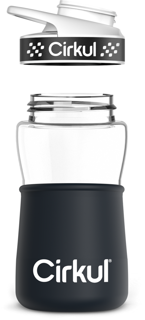 Add-on: 12oz. Plastic Bottle & Comfort Grip Lid + 12oz. Chill Sleeve