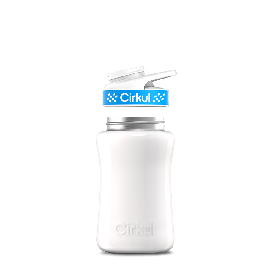 12oz. Stainless Steel Bottle & Comfort Grip Lid