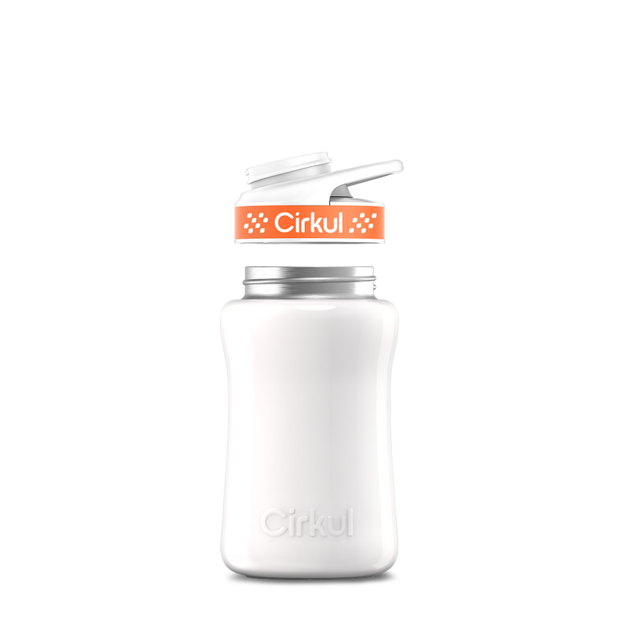 12oz. Stainless Steel Bottle & Comfort Grip Lid