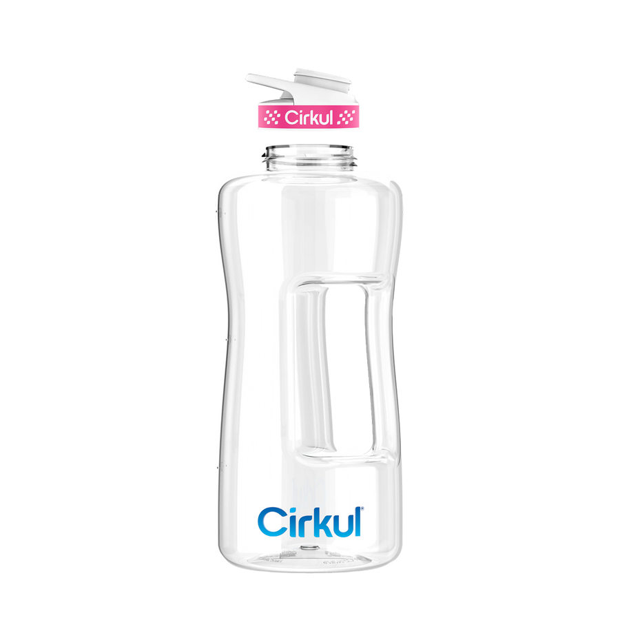 62oz. Plastic Bottle & Comfort Grip Lid