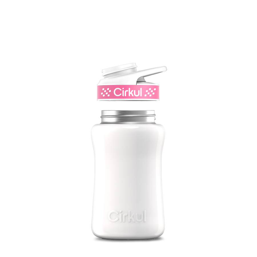 12oz. Stainless Steel Bottle & Comfort Grip Lid