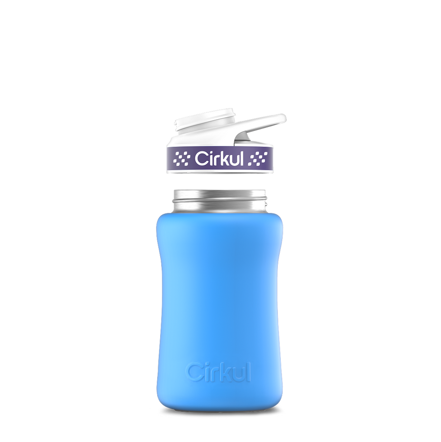 12oz. Stainless Steel Bottle & Comfort Grip Lid
