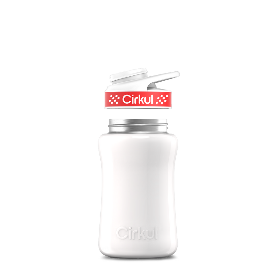 12oz. Stainless Steel Bottle & Comfort Grip Lid