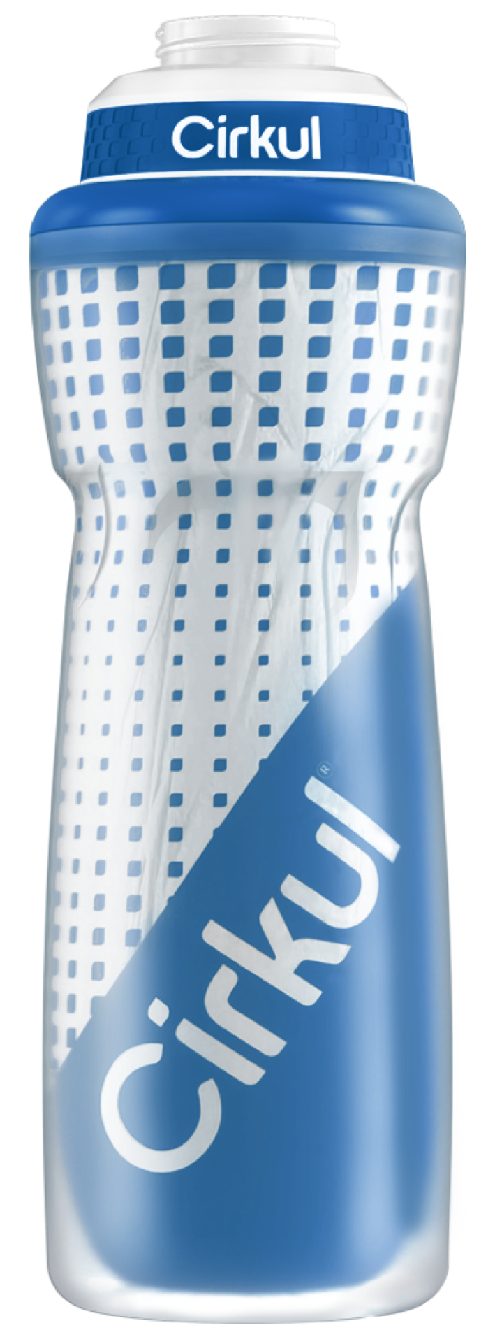 32oz. Insulated Squeeze Plastic Bottle & Sport Lid
