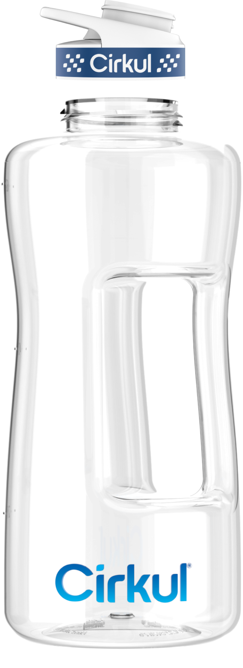 62oz. Plastic Bottle & Comfort Grip Lid