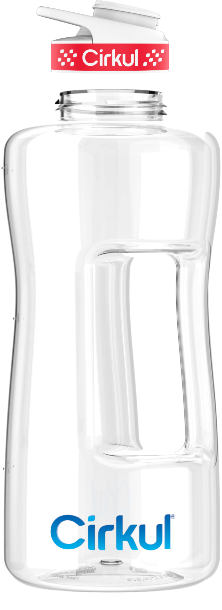 62oz. Plastic Bottle & Comfort Grip Lid