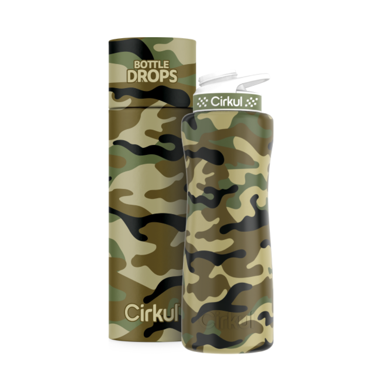 CX: Limited Edition: Forest Camo 32oz. Stainless Steel Bottle & Lid